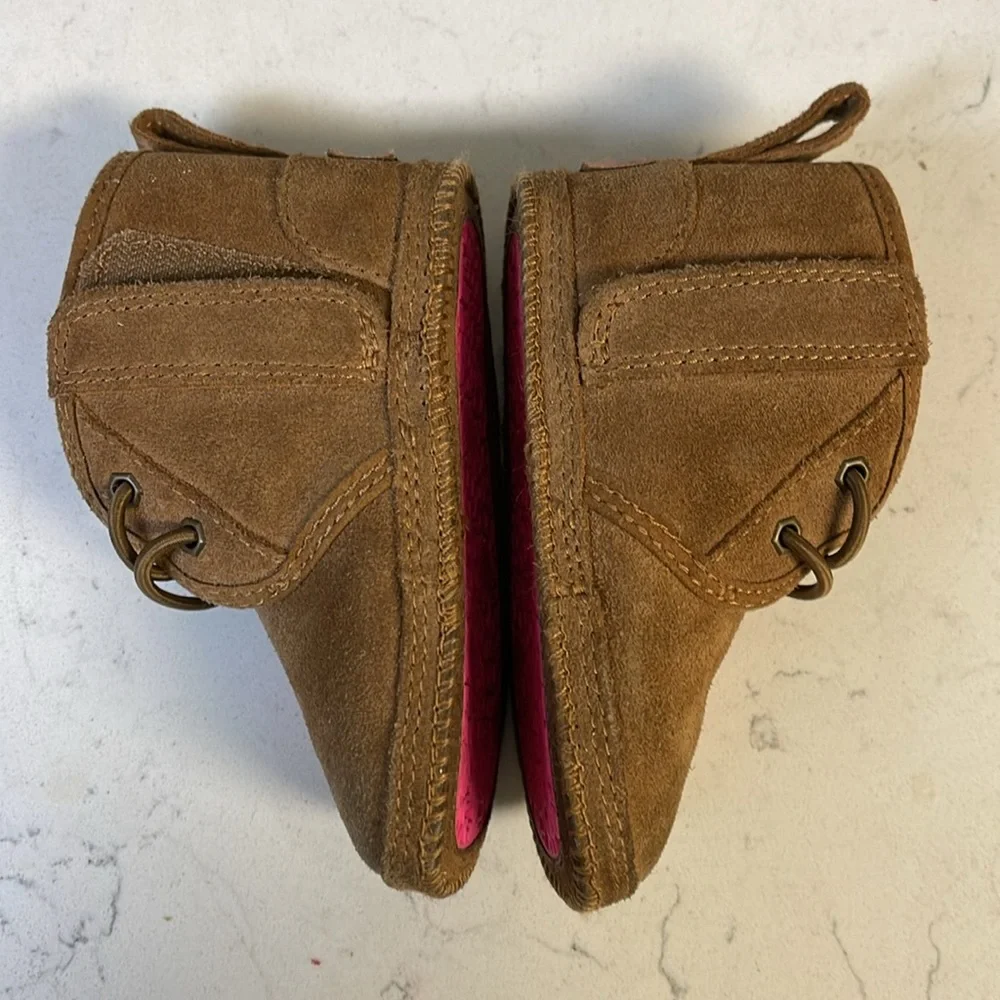 UGG Infant's Neumel Chopd Suede Classic Pink Size 5/6